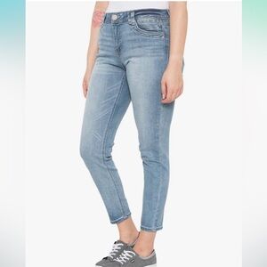 Democracy Ab Solution Women's Light Wash Ankle Denim Jeans Size 14
